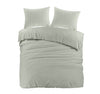 Day Dream dekbedovertrek effen - groen - katoen - lits-jumeaux (240x220 + 2st. 60x70 cm)