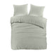 Day Dream dekbedovertrek effen - groen - katoen - lits-jumeaux (240x220 + 2st. 60x70 cm)
