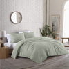 Day Dream dekbedovertrek effen - groen - katoen - lits-jumeaux (240x220 + 2st. 60x70 cm)