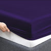 Decoware Glans satijn hoeslaken - 200x200 cm