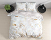 Sleeptime dekbedovertrek Bianco wit - katoensatijn - lits-jumeaux (240x220 + 2st. 60x70 cm)