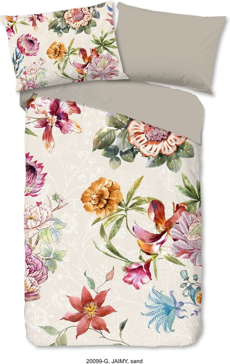Good Morning dekbedovertrek Jaimy - katoen - 1-persoons (140x220 + 60x70 cm)