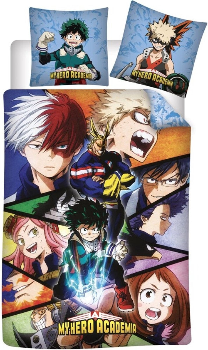 Kinderdekbedovertrek My Hero Academia - microvezel