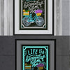 Diamond painting Life is beautiful - Glow in the dark