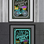 Diamond painting Life is beautiful - Glow in the dark