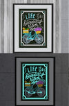 Diamond painting Life is beautiful - Glow in the dark