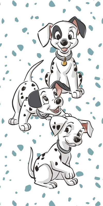 101 Dalmatiërs strandlaken - katoen - 70x140 cm