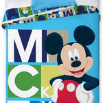 Mickey Mouse kinderdekbedovertrek Blocks  - microvezel