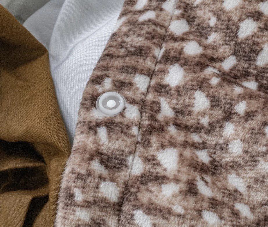 Velvet dekbedovertrek Aria bruin - signature