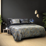 Dreamhouse dekbedovertrek Mente grijs - signature - velvet - 1-persoons (140x220 + 60x70 cm)