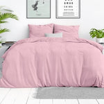 Dreamhouse dekbedovertrek Stone washed - roze - katoen - 1-persoons