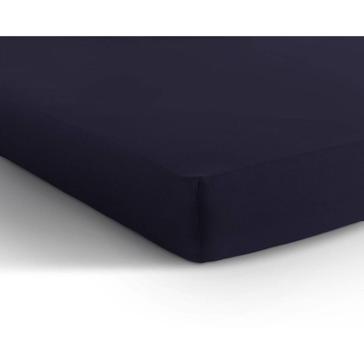 Hoeslaken - dubbel jersey - navy blauw - 140x200/220 cm