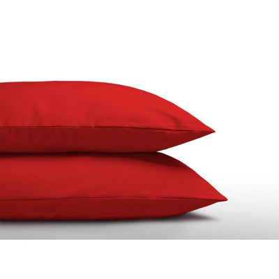 Kussensloop 60x70 cm (Per 2 st) - katoen - rood