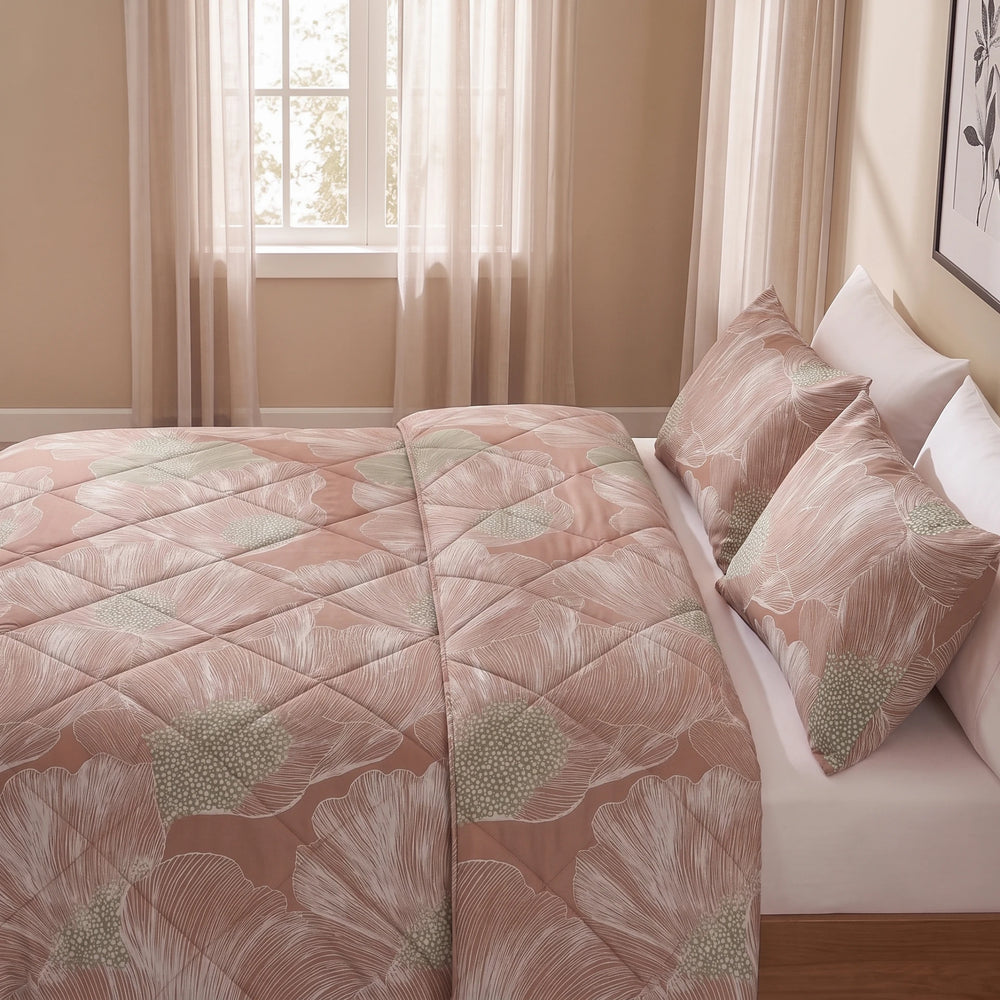 Dreamhouse Lazy dekbed zonder overtrek Veer terracotta - foto 4