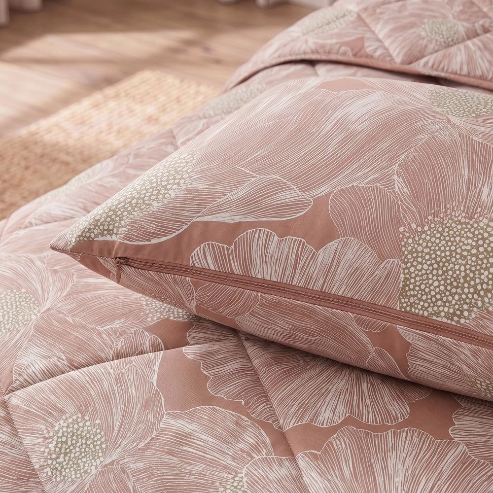 Dreamhouse Lazy dekbed zonder overtrek Veer terracotta - foto 7