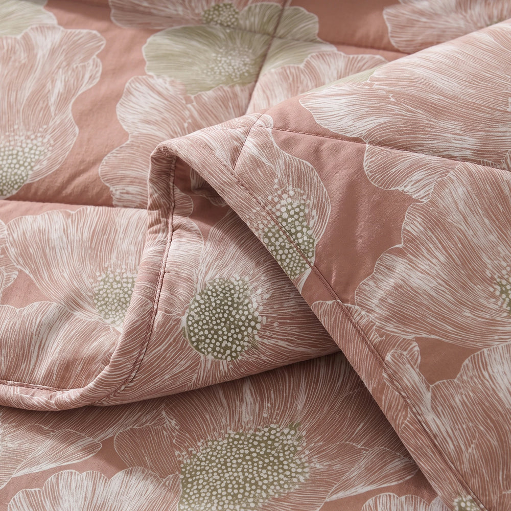 Dreamhouse Lazy dekbed zonder overtrek Veer terracotta - foto 8