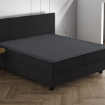 Topper hoeslaken - dubbel jersey - antraciet