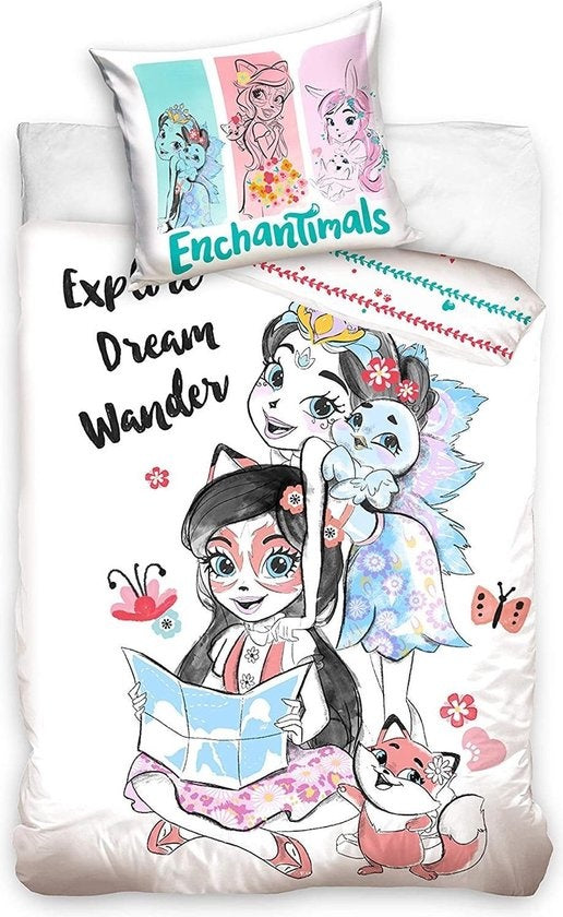 Enchantimals kinderdekbedovertrek dream - katoen