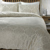 Fleece dekbedovertrek onderkant microvezel Art foil - creme - 1-persoons (140x220 + 60x70 cm)