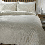 Fleece dekbedovertrek onderkant microvezel Art foil - creme - 1-persoons (140x220 + 60x70 cm)