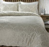 Fleece dekbedovertrek onderkant microvezel Art foil - creme - 1-persoons (140x220 + 60x70 cm)