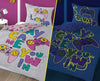 Glow in the dark kinderdekbedovertrek Level up - katoen