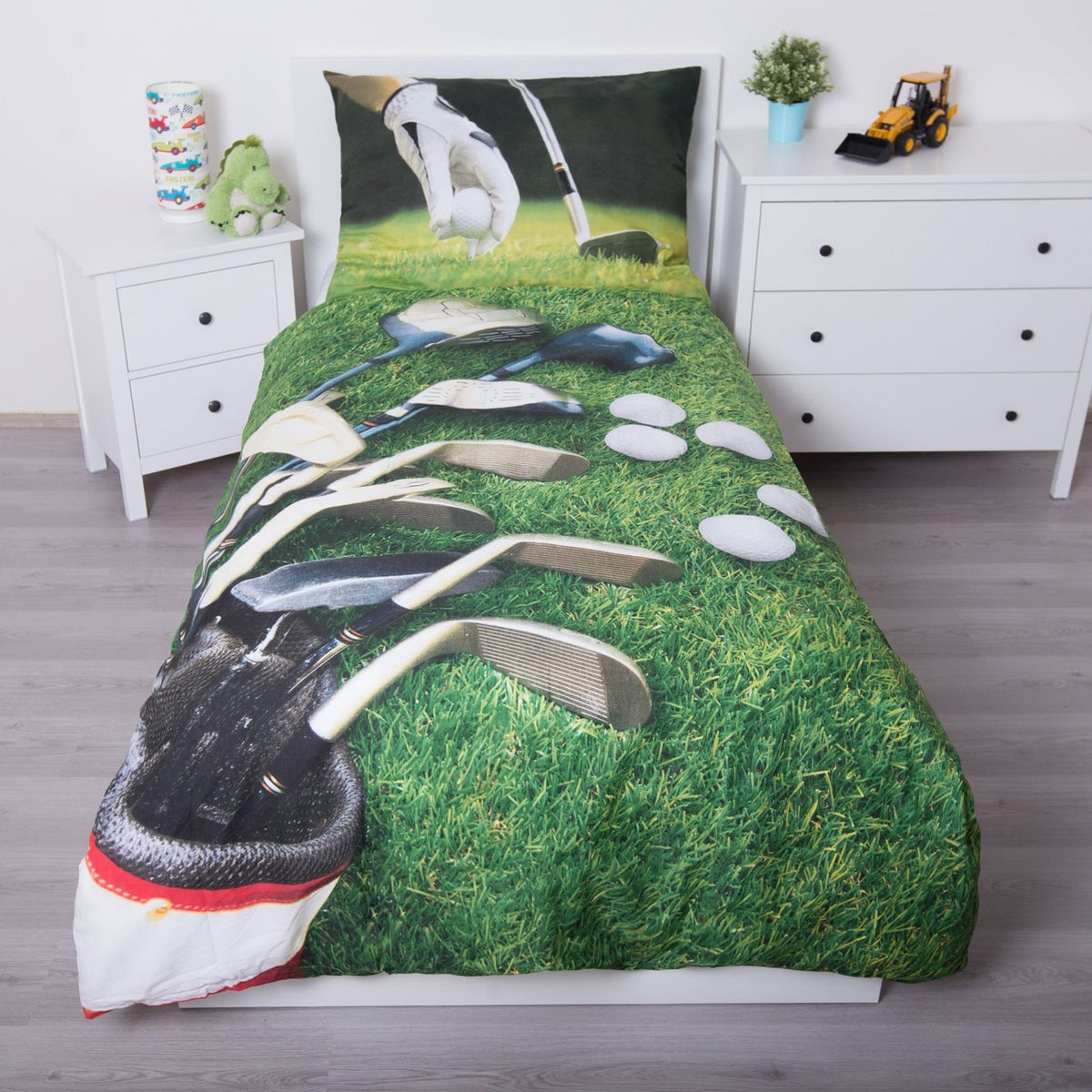 Dekbedovertrek golf - katoen