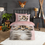 Good Morning kinderdekbedovertrek meow - flanel