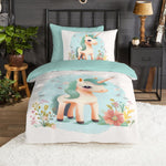 Good Morning kinderdekbedovertrek One Unicorn - flanel