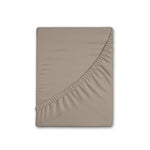 Hoeslaken - flanel - taupe