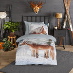 Good Morning kinderdekbedovertrek Scarlet - flanel