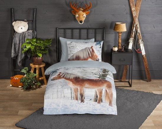 Good Morning kinderdekbedovertrek Scarlet - flanel