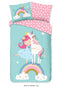 Good Morning kinderdekbedovertrek Unicorn Heaven - katoen