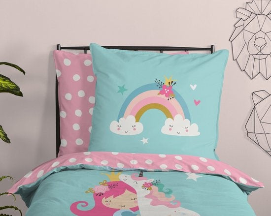 Good Morning kinderdekbedovertrek Unicorn Heaven - katoen