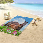 Strandlaken Horses - handdoek 75x150 cm
