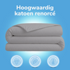Decoware peuter dekbedovertrek uni - grijs - katoen