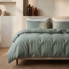 Dreamhouse dekbedovertrek Stone Washed - Katoen - Groen