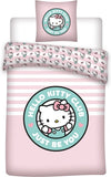 Hello Kitty kinderdekbedovertrek Just Be You - polykatoen