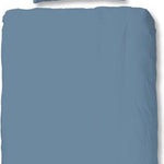 HIP dekbedovertrek uni - blauw- katoensatijn
