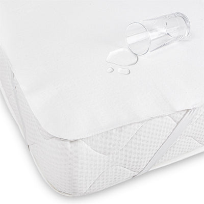 Hoeslaken molton protector wit