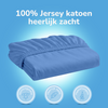 Hoeslaken - jersey - blauw