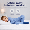 Hoeslaken ledikant - katoen - wit - 60x120 cm