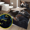 Glow in the dark kinderdekbedovertrek Hond en poes - katoen