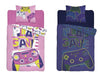 Glow in the dark kinderdekbedovertrek Game roze - katoen