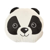 Logeerdeken 150x110 cm zwart panda - opvouwbaar