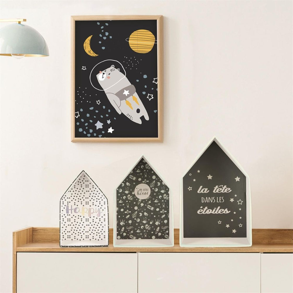 My Little Heroes - set van 3 nestkastjes voor kinderkamer