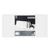 Opbergbank met afneembare deksel - wit - 76.5 x 37.5 x 37.5 cm - opvouwbaar