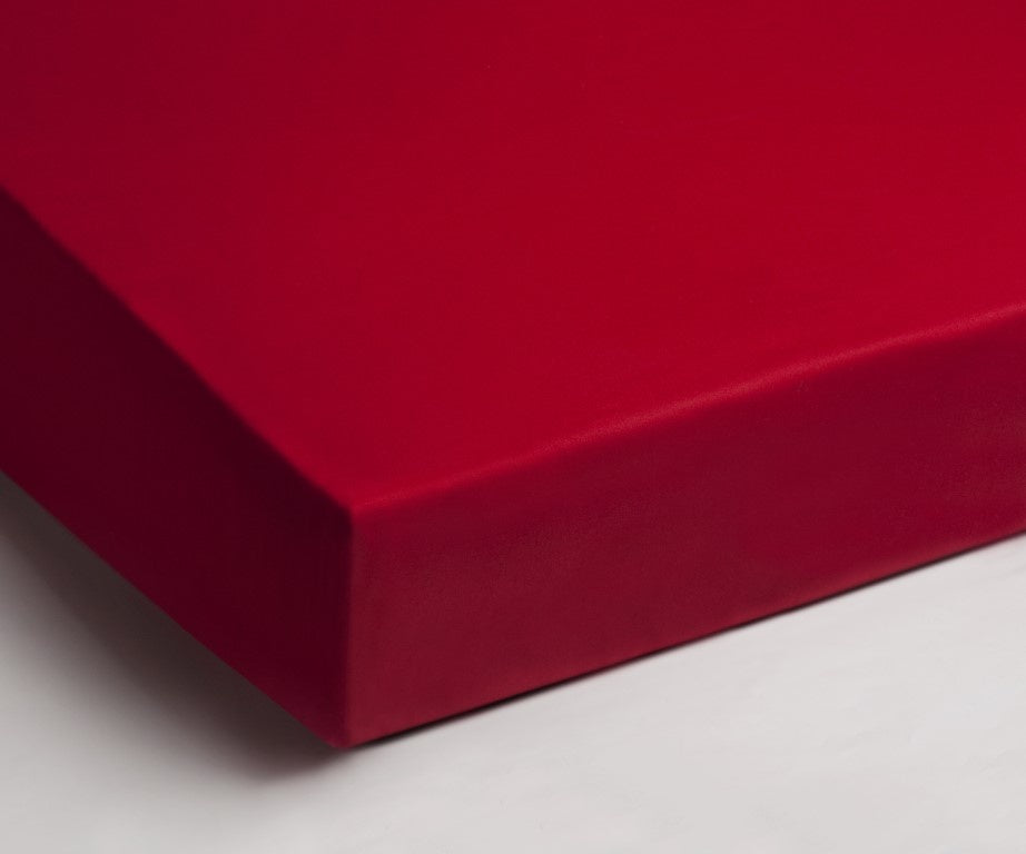 Hoeslaken - katoen - rood