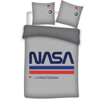 Nasa  kinderdekbedovertrek grijs United States - microvezel