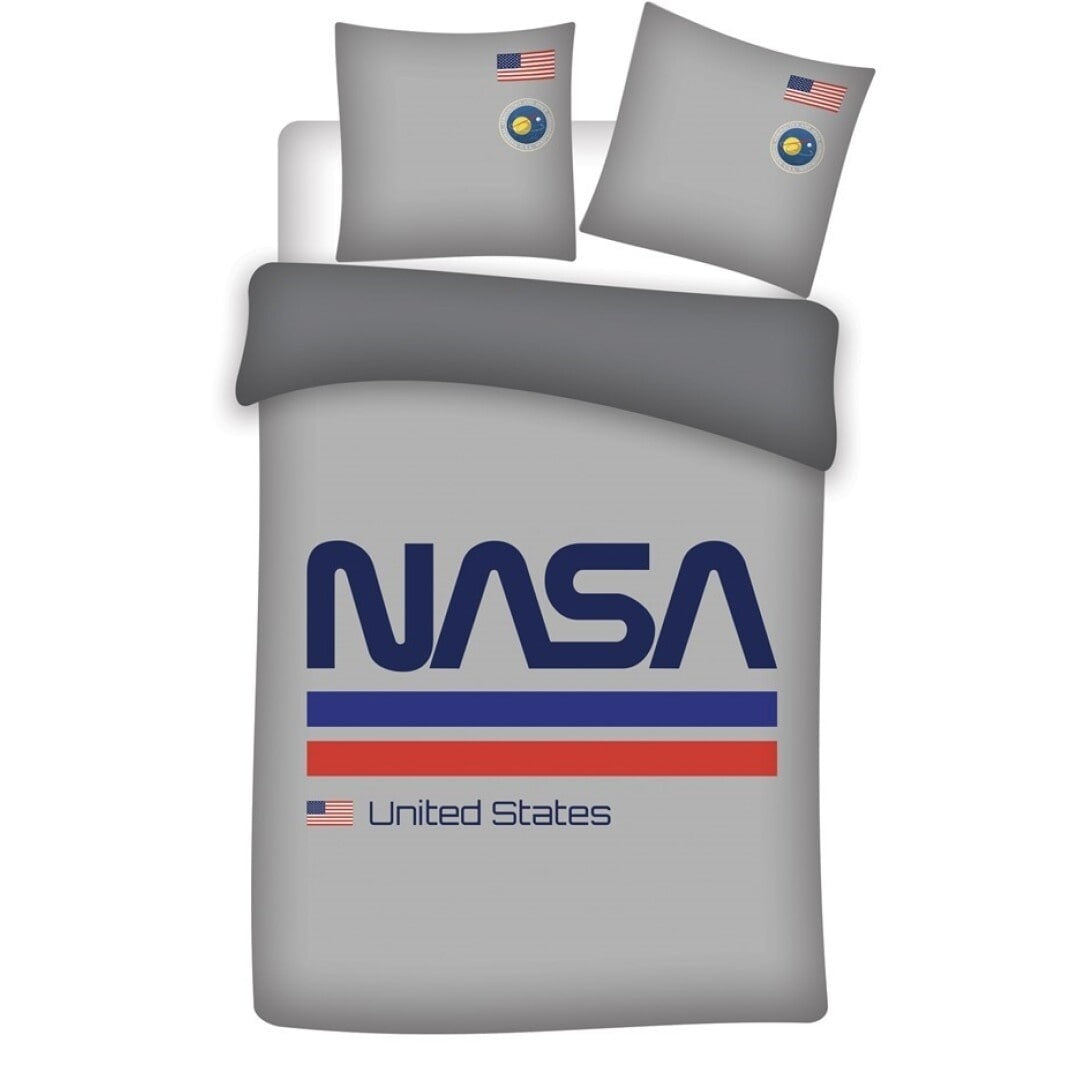 Nasa  kinderdekbedovertrek grijs United States - microvezel